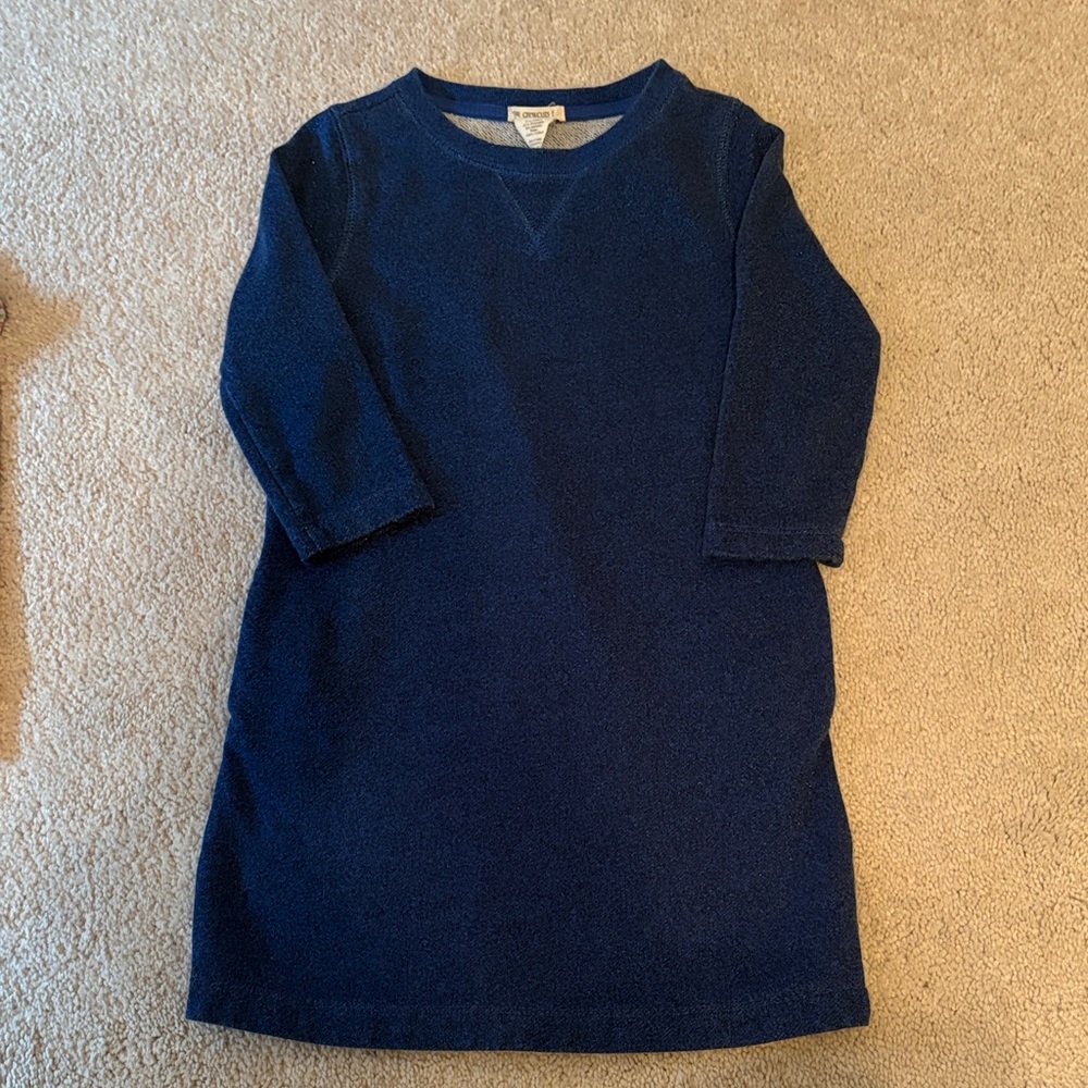 Crewcuts Navy Blue Kids Casual Dress